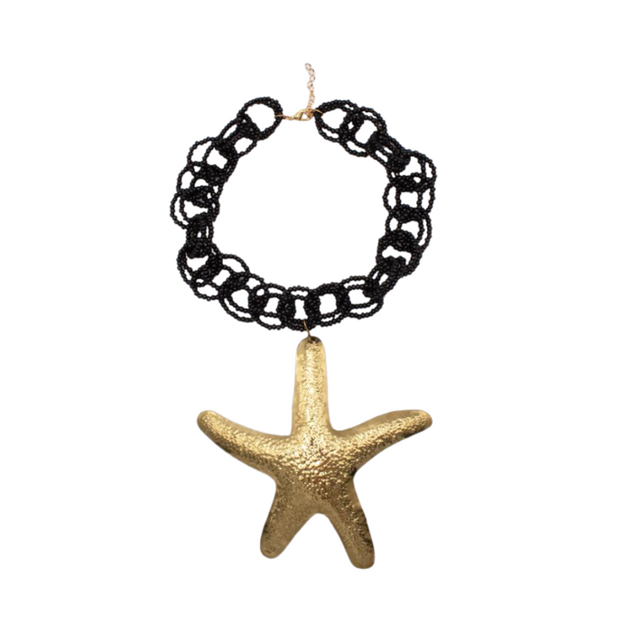 Estrella de mar chunky beaded necklace